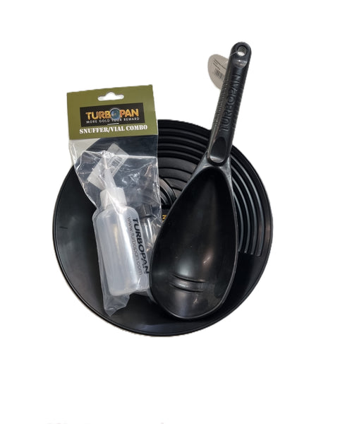 Turbopan 4 piece gold panning kit - Small