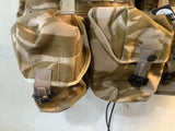 Desert DPM Camo - Vest Tactical Load Carrying webbing with pouches.