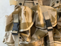 Desert DPM Camo - Vest Tactical Load Carrying webbing with pouches.