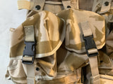 Desert DPM Camo - Vest Tactical Load Carrying webbing with pouches.