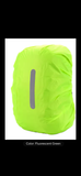 Pack Cover Flouro Green with reflective strip 8-17 litre