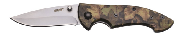 Whitby  Camo Knife - 3" Liner Lock Knife