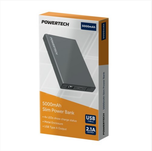 Powertech 5000mAh Slim Power bank