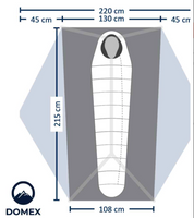 Domex Ascent 1-2 Person Tent. With FREE footprint while stocks last