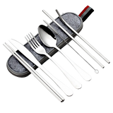 Faroot - 8Pc Stainless Steel Cutlery set in felt bag